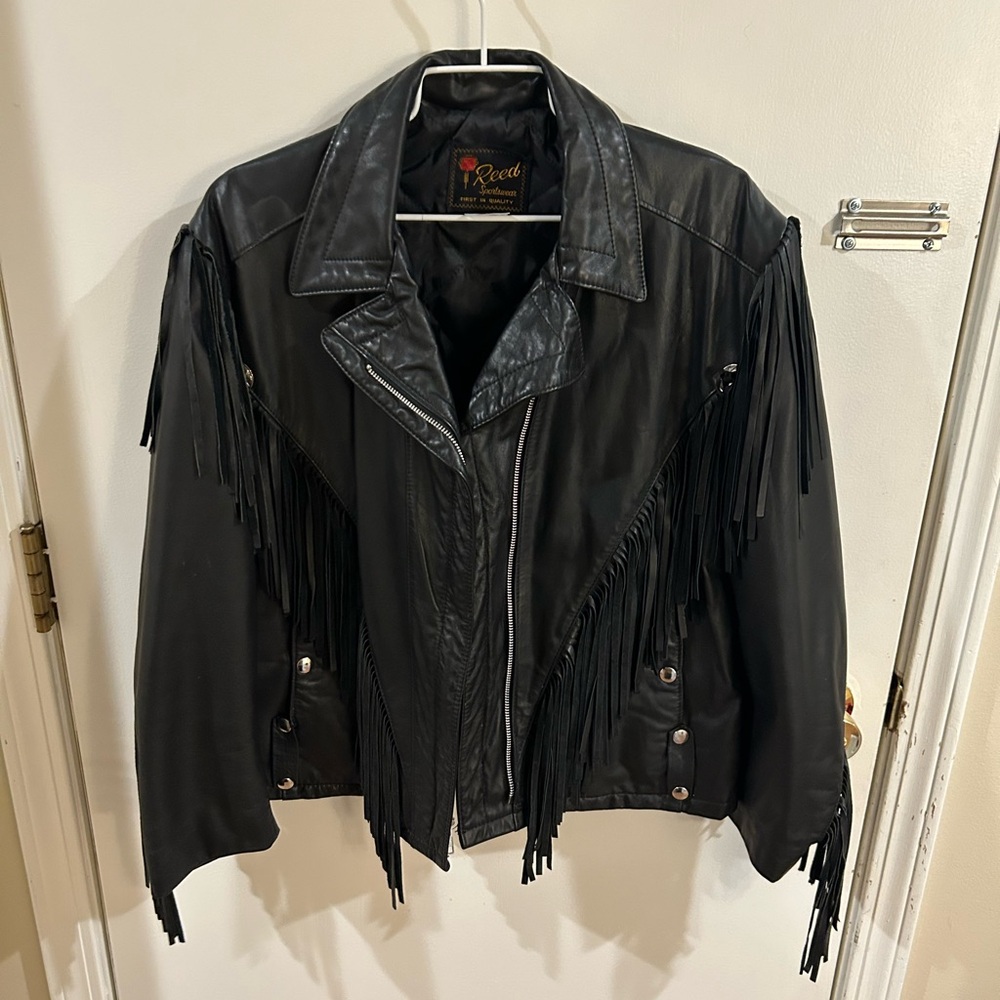 Reed Black Leather Jacket